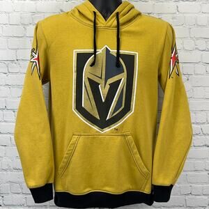 Las Vegas Golden Knights Hoodie Hooded Sweatshirt NHL Hockey Yellow S Small